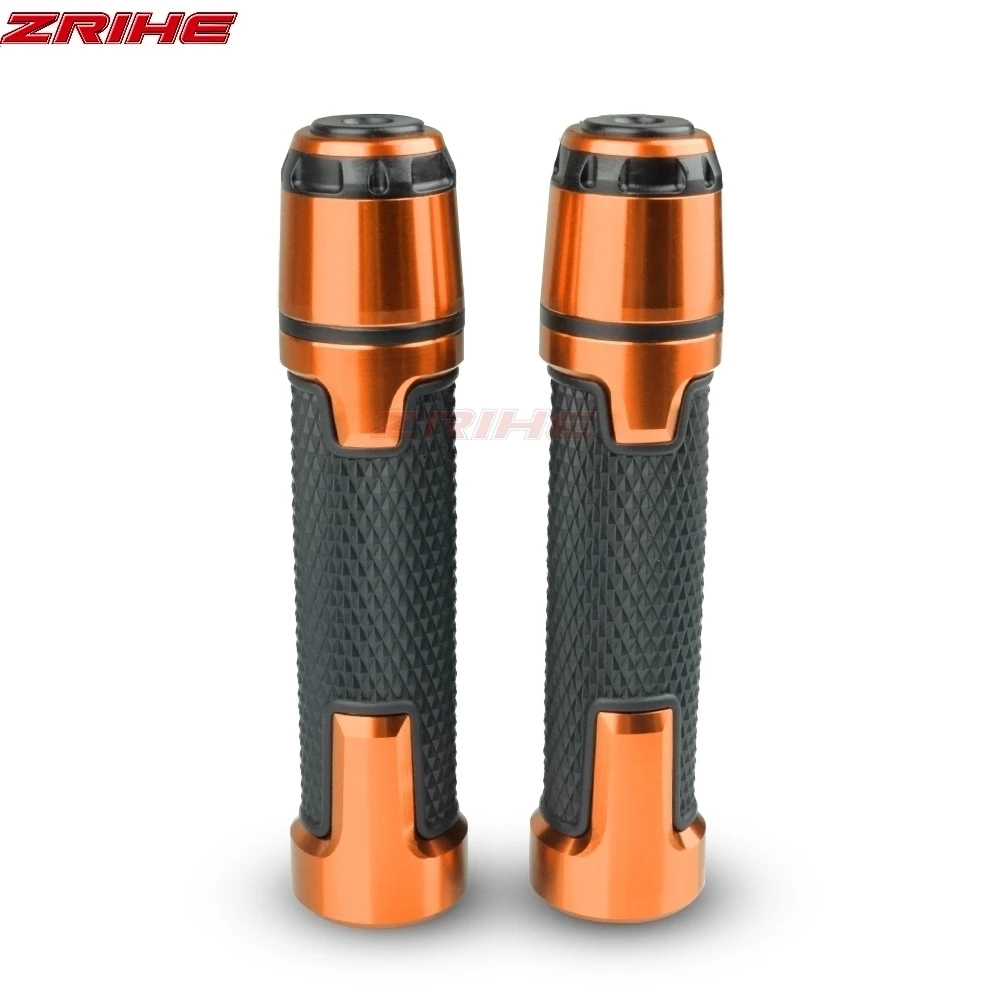 Мотоцикл Универсальный accessories7/" 22 мм мотоцикл рукоятка шапки/ручки для HONDA CBR 300R 400 NC23 NC29 500R - Цвет: orange