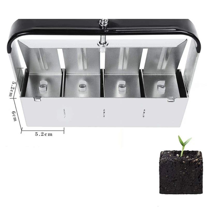 Min Soil Block Maker Cells Soil Maker Hand Held Seed Starting Plugs