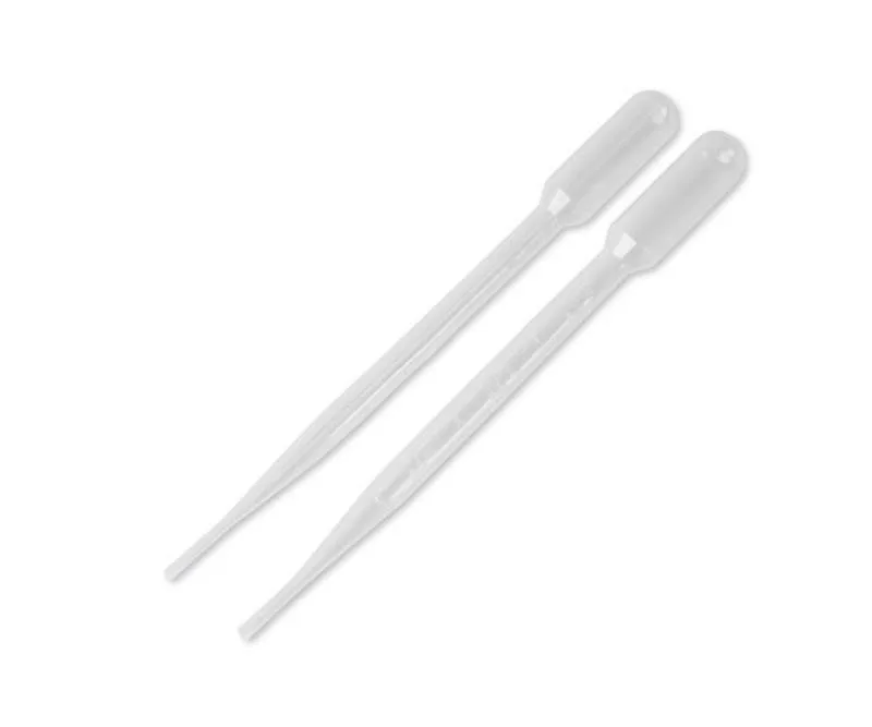 3ML Transparent Pipettes Disposable safe Plastic Eye Dropper Transfer Graduated Pipettes approx 100PCS/Lot