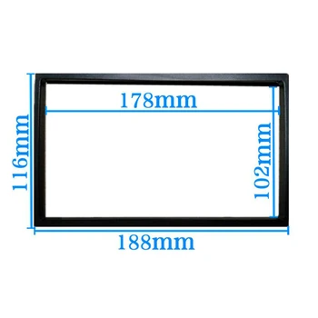

Car Frame Universal 2Din For Auto Radio/Android Player Frame Retrofitting Ddecorative Framework 178*102mm Panel