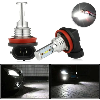 

2pcs H11 H8 H9 LED Fog Light Conversion Kit Bulb 6000K 160W Headlight DRL Lamp Excellent Appearance And Higher Safety