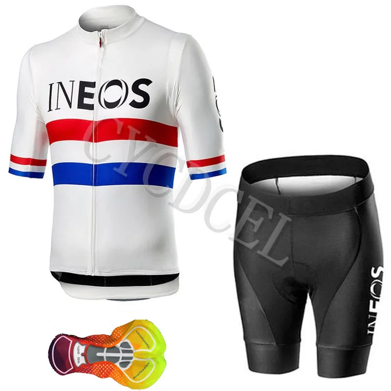 INEOS Pro велосипедной команды Джерси 16D велосипедные шорты комплект Ropa Ciclismo мужские летние быстросохнущие велосипед Майо Одежда