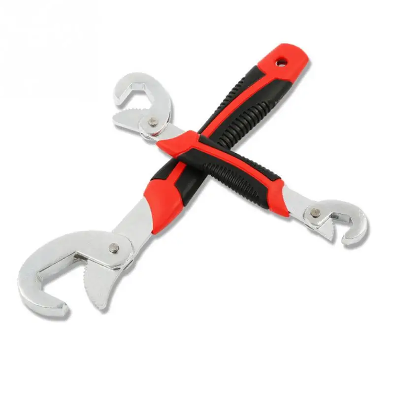 

2Pcs Adjustable Wrench High-carbon Steel Universal Wrench with Non-slip Handle for Electrician Maintenance / Pipe Car Repair