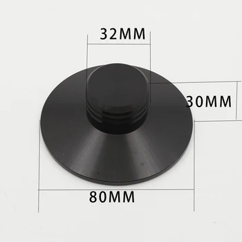 

NEW Black Record Weight Clamp LP Vinyl Turntables Metal Disc Stabilizer