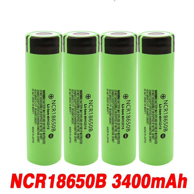 NCR18650B 3,7 v 3400mah 18650 литиевая аккумуляторная батарея для Panasonic фонарик батареи