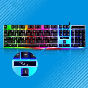 

Gaming keyboard and Mouse Wired keyboard with backlight keyboard Russia Gamer kit 5500Dpi Silent Gaming Mouse Set For PC Laptop