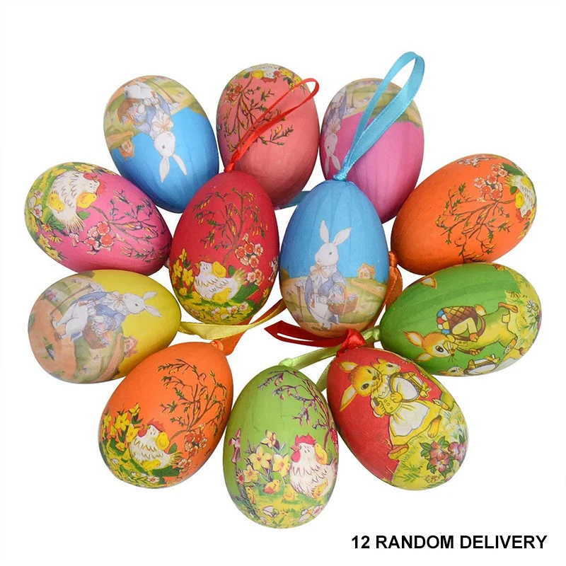 A-12 Pcs Egg Pendant
