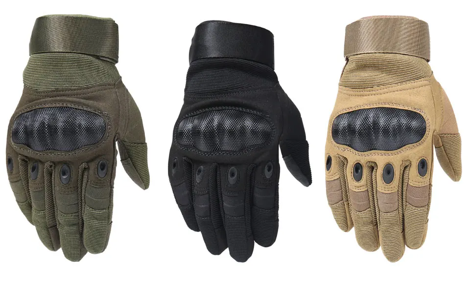 Full Finger Tactical Army Military Gloves Combat Training Army Shooting Outdoor Gloves for Hunting Hiking Climbing Motorcycle