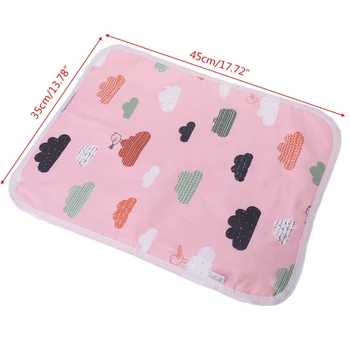 

Baby Changing Pad Foldable Waterproof Stroller Diaper Reusable Mattress 35x45cm