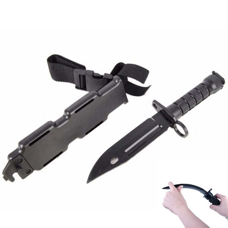 Safe 1: 1 Rubber Knife Military Training Enthusiasts CS Cosplay Toy Sword First Blood Props Dagger Model GXMB 3 Safe 1: 1 Rubber Knife Military Training Enthusiasts CS Cosplay Toy Sword First Blood Props Dagger Model GXMB 3