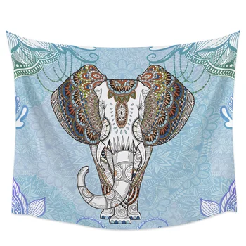 

Elephant Mandala Indian National Wall Hanging Wall Decor Coverlet Tapestry Wall Art Curtain Blanket Throw Scarf Decorative