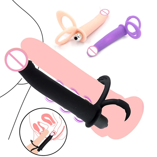 Bavaglio e museruola doppia penetrazione Plug anale Dildo vibratore per uomo  cinturino sul pene Vagina giocattoli sessuali per donne giochi di coppie -  AliExpress