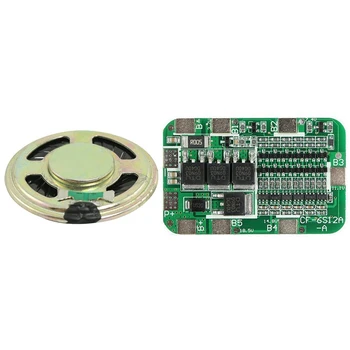 

1.4 inch Diameter Aluminum Shell Round Slim Internal net Speaker 8 Ohm 0.5W & 6S 15A PCB BMS Protection Board