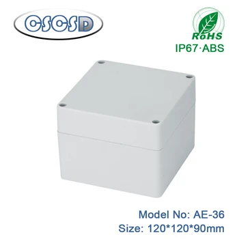 

1pcs 120*120*90mm custom precision cnc abs plastic housing enclosure abs machine enclosure box oem abs enclosure