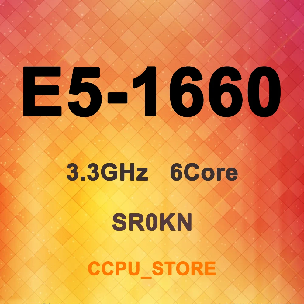 Ксеон E5-1660 SR0KN 3 ГГц 6Core 12 нитей 15 Мб 130W LGA2011 C2 Процессор процессор | Компьютеры и