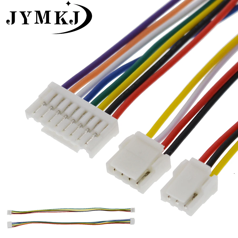 Двойной разъем с проводом 10 шт. 2P/3P/4P/5P/6 Pin JST GH 1 25 дюйма 150 мм 1007 28awg GH1.25