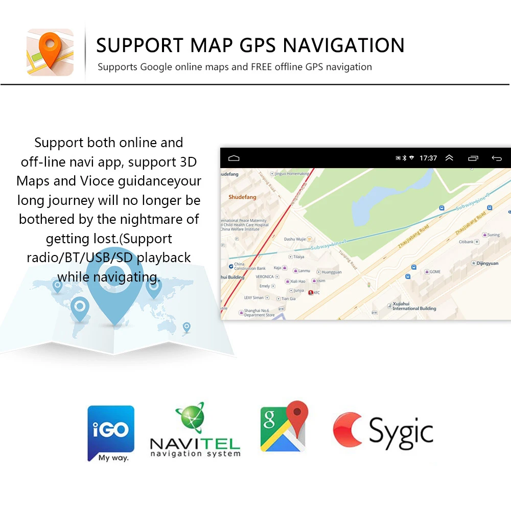 Автомагнитола Podofo 2 Din Android 8 1 + 32 ГБ GPS для Ford/Focus EXI MT 3 Mk2/Mk3/S Max/Mondeo 9/Galaxy C Max|rear view