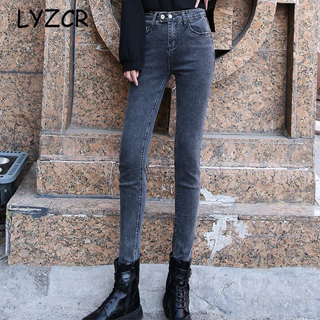 US $16.88 High Waist Skinny Jeans Woman 2020 Denim Women Jeans With High Waist Women Slim Stretch Denim Mom J