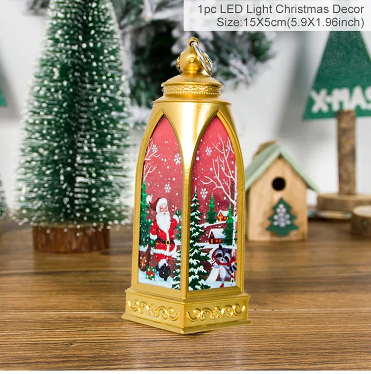Светодиодный светильник FENGRISE для украшения рождественской елки в стиле дома, сказочный светильник, Новогодняя гирлянда, рождественские украшения для дома - Цвет: Night light style 17