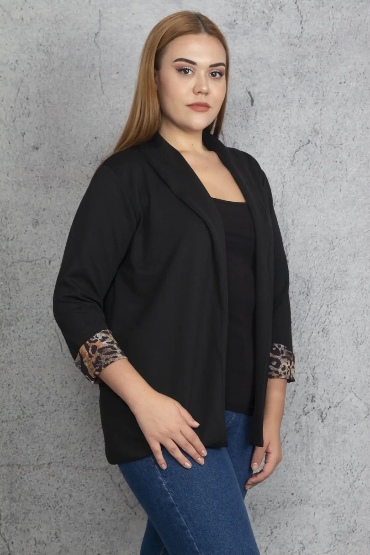 Женская Черная куртка без подкладки с рукавами Sans Textile 65 N20148 | одежда