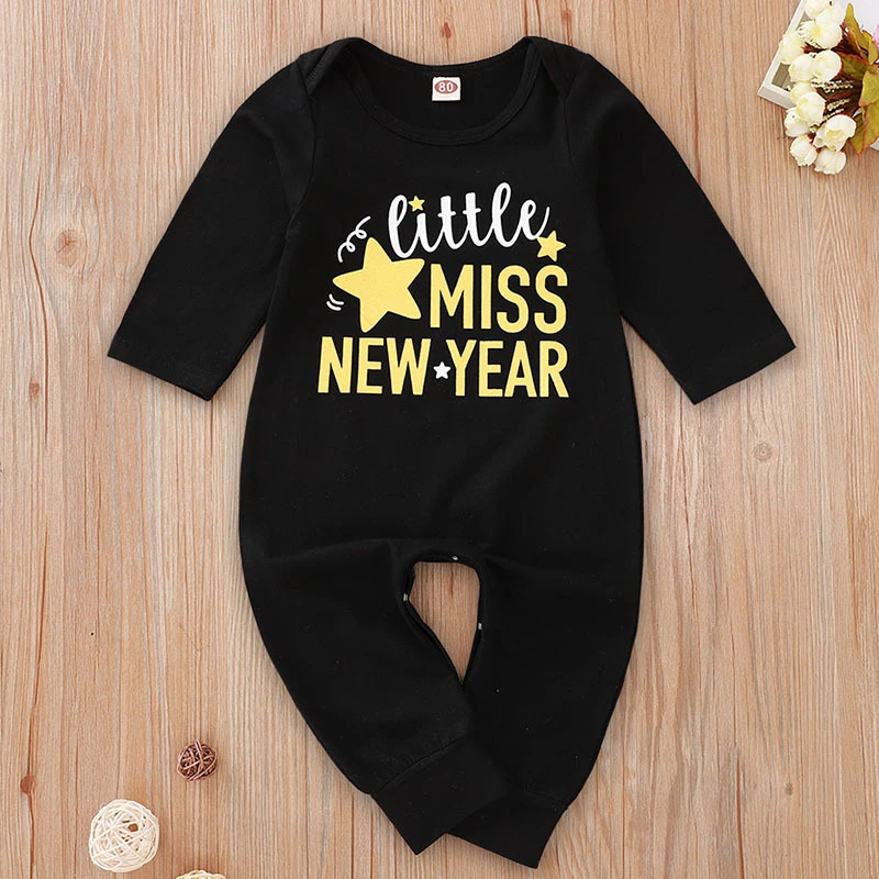 black long sleeve baby onesie