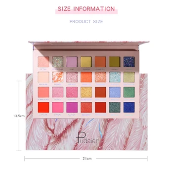 

28-color Matte Pearly Eyeshadow Long-lasting Waterproof Mashed Eyeshadow Palette Suitable For Novice Makeup Tools TSLM2