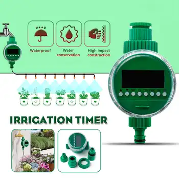 

Plant Automatic Spray Adjustable Micro Drip Irrigation System Greenhouse Watering Garden Hose Dripper Sprinkler LCD Display