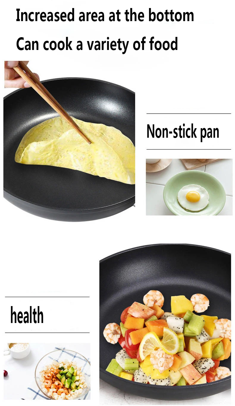 Pan Non-stick Frying Pan Household Frying Pan Cooker Universal Steak Pot Omelette Pan Pancake Pot Pots and Pans Kitchen Cookware