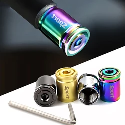 Pièces de Valve de pneu de moto de voiture en alliage d'aluminium, Anti vol et Anti poussière, Modification de couleur adaptée à tous les accessoires de voiture 4 pièces 