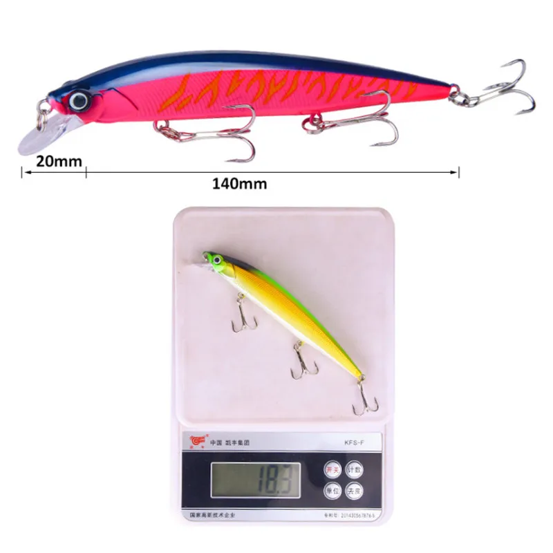 

Long Shot Lead Block Plastic Hard Bait Wobblers Sinking Artificial Bass With Hooks Tackle Bionic Bait Fishing Lures 14cm/18.3g