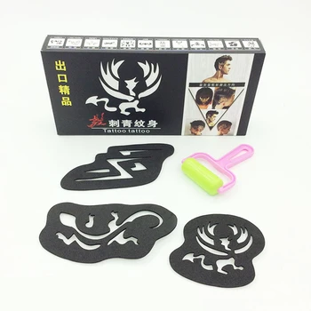

Men Styling Tool Sponge Salon Coloring Barber DIY Wear Resistance Carved Accessories Cool Hair Tattoo Template