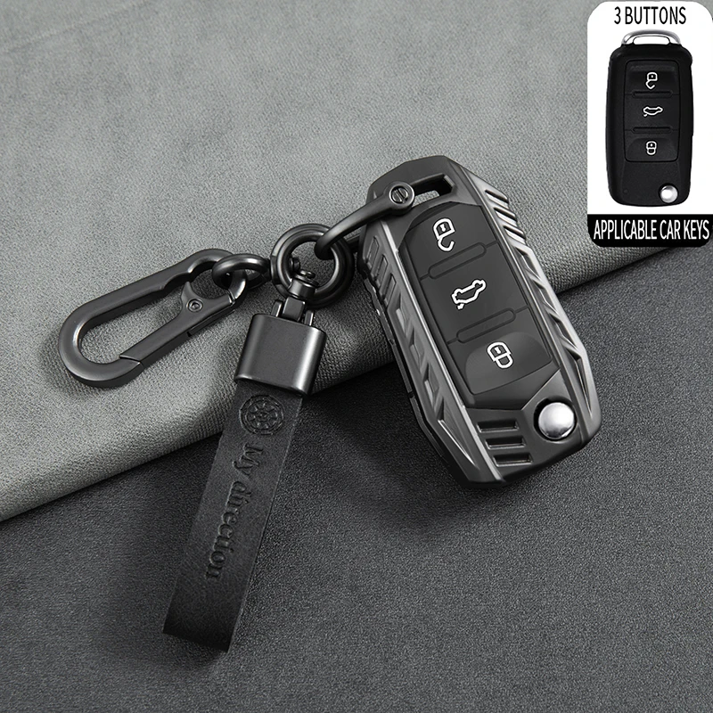 Чехол для автомобильного ключа Volkswagen VW Polo Tiguan Passat B5 B6 B7 Golf EOS 4 5 6 Scirocco Jetta MK4 MK6 Octavia