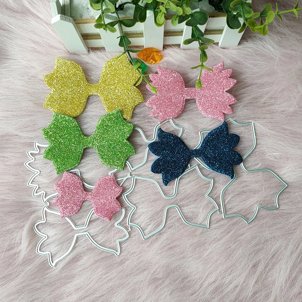 

New 5 Bowknot Metal cutting Mould DIY embossed Paper Photo album greeting Card Gift making cutting Mould
