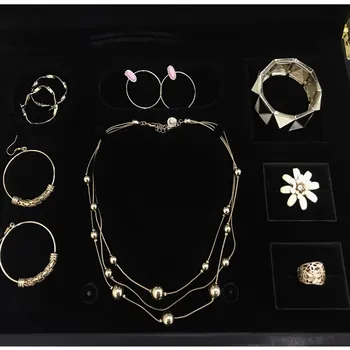 

Women Fashion Jewellery Set Women necklace & braclete & ring & earrings combo set Circle fashion earrings