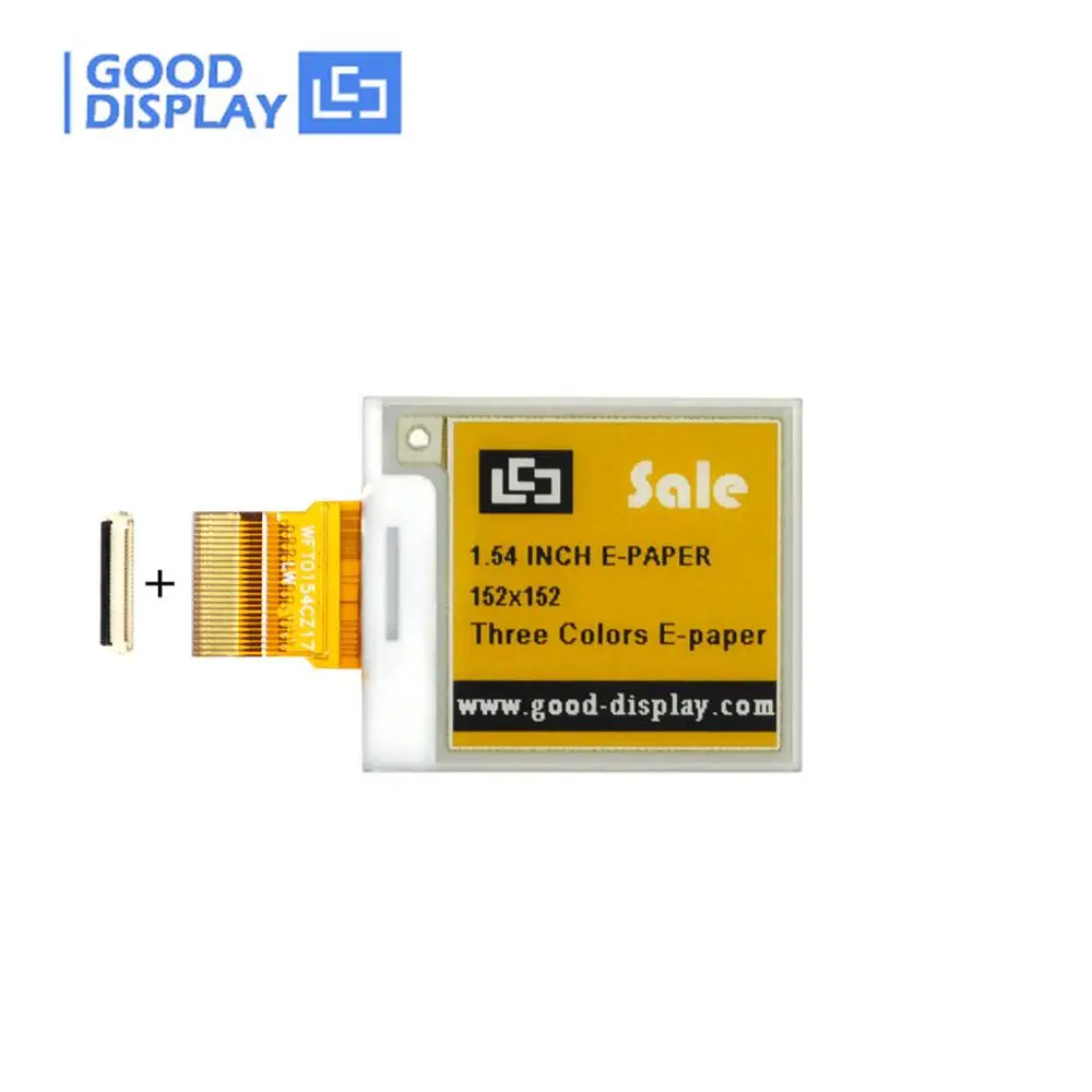 

eink 1.54inch 3-Colors Black,White and Yellow epaper display GDEW0154C39