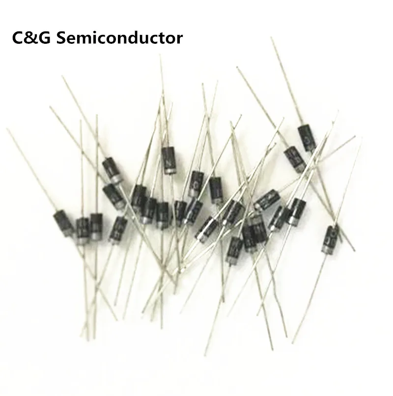 50 шт. выпрямитель диода IN4001 1A 50V DO 41 1N4001|rectifier regulator|rectifier pedalrectifier module |