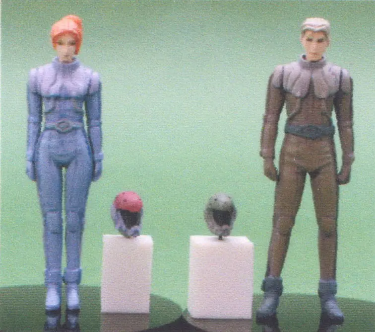 1/20 весы Mech рисунок 2 воины включают шлем миниатюрные сцены моделирование Неокрашенный DIY сборка статические смолы модели наборы