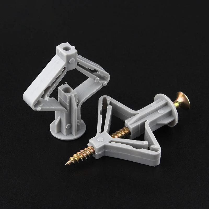 50Pcs Plasterboard Dowels And Screws Plasterboard Hollow Wall Anchors Heavy-duty Dowels With ScrewCY