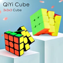QiYi парус W 3x3x3 магический скоростной куб профессиональный воин S 3x3 Cubo Magico Stickerless головоломка кубики Развивающие игрушки для детей
