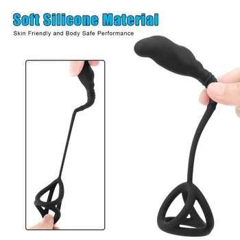 7 Mode Vibrating Cock Rings Sex Toys For Men Delay Ejaculation Prostate Massager Sex Shop Penis Ring 5