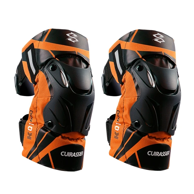 Cuirassier K01 Protective Motorbike Kneepad Motocross Motorcycle Knee Pads MX Protector Racing Guards Off-road Elbow Protection K01-3-Sunny Orange