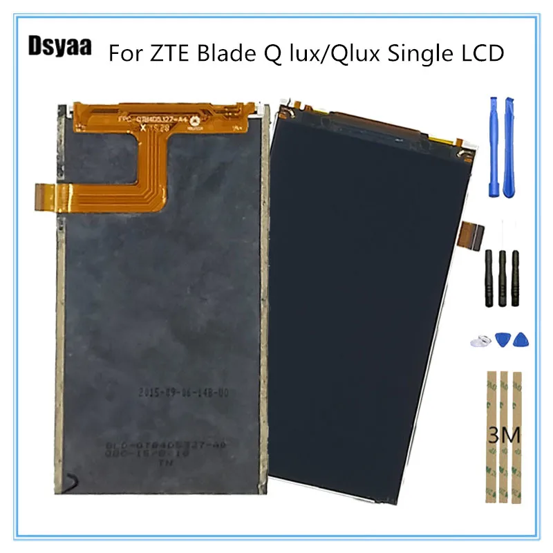 

4.5 inch Single LCD Display For ZTE Blade Qlux WITHOUT Front Screen Glass For ZTE Q Lux Single LCD Replacment Screen Parts