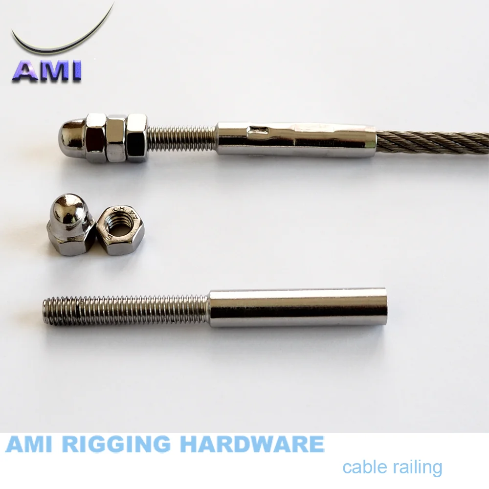 cable railing hex nut