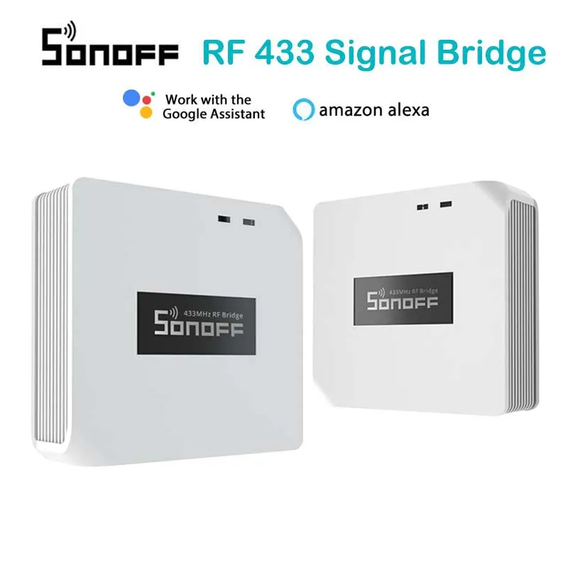Sonoff RF Bridge 433MHz WiFi Smart Home Automation Switch Wide Control Range For IOS Android eWeLink App | Электроника