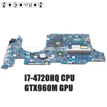 NOKOTION для acer aspire VN7-591 VN7-591G Материнская плата ноутбука NBMUV11002 448.02W05.0011 I7-4720HQ процессор GTX960 4 Гб видеокарта