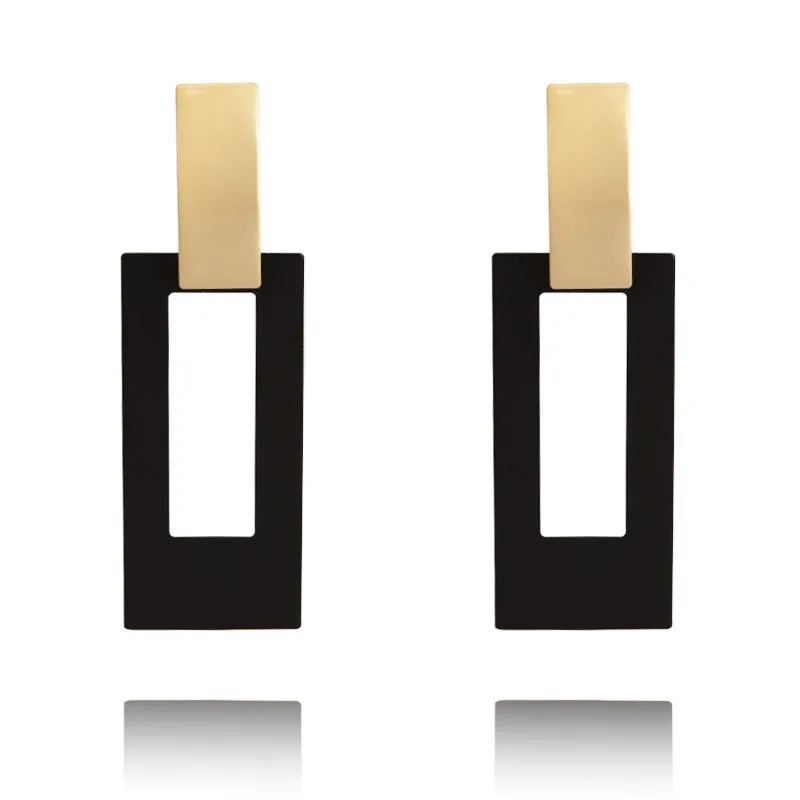 Dangle Earrings Fashion Square Dangle Drop Geometric Earrings for Women