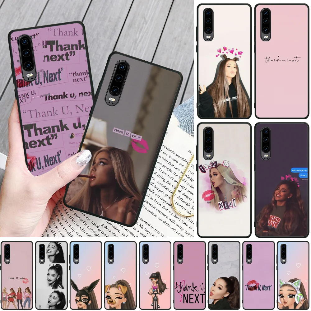 

Thank U Next Ariana Grande Colorful Cute Phone Case for Huawei P9 10 lite P20 pro lite P30 pro lite Psmart mate 20 pro lite
