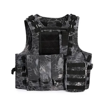 

Outdoort Hunting Fishing Accessories Camouflage Vest Amphibious Multi Pockets Military Tactical Airsoft Molle Plate Carrier