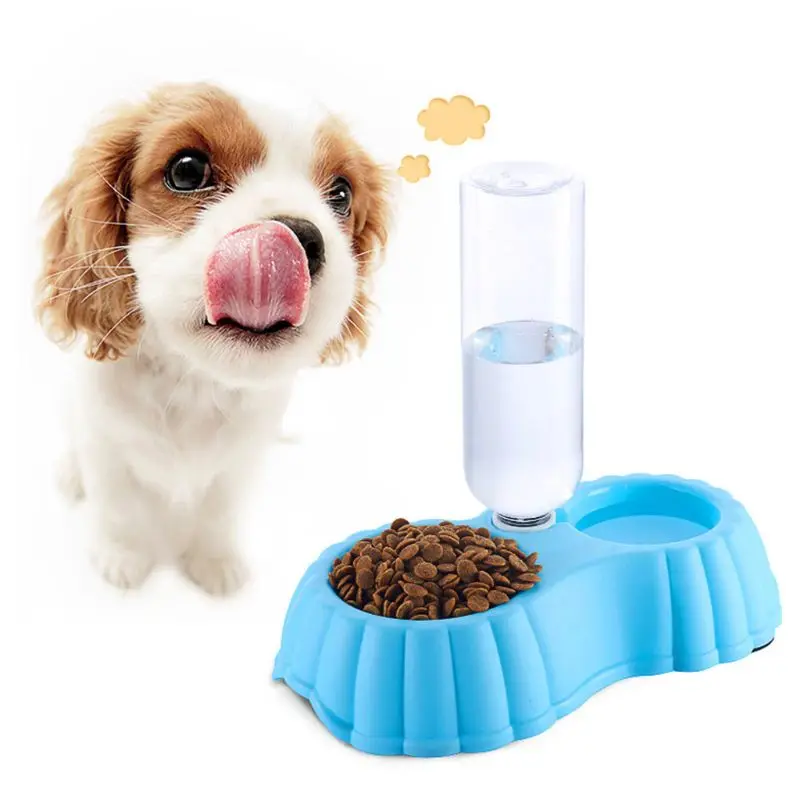 

Pumpkin Shape Pets Double Bowl Food Water Feeder Dispenser Distribution Easy Removal Eco-friendly for Pet Dishwasher Safe Stabil