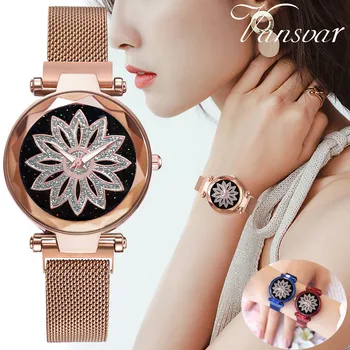 

Watch Women New Vansvar Starry Sky Good Luck Quartz Magnetic Buckle Belt Watch Reloj Mujer Clock relogio feminino часы женские